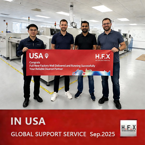 H.F.X provides technical support for PCBA board splitting machines in the United States, helping electronic consumer goods manufacturing improve production efficiency and reduce defect rates